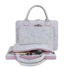 17.3 inch Felt Laptop Sleeve Cover Notebook Computer Case Skin Carrying Bags UK
