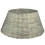 (57 cm) Christmas Tree Skirt Willow Wicker Stand Cover Grey 2