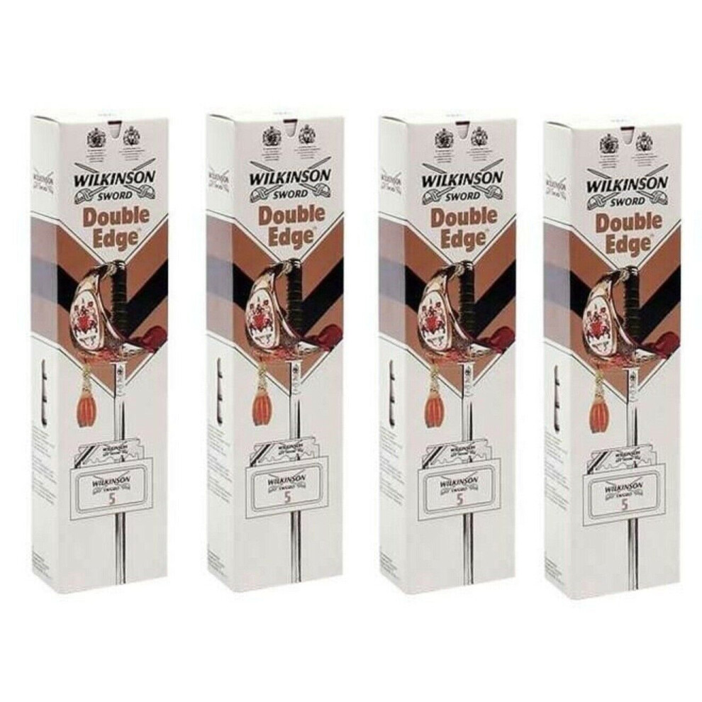 (4 PCS OFFER) Wilkinson Sword Double Edge Mens Safety Razor Blades 2 pcs