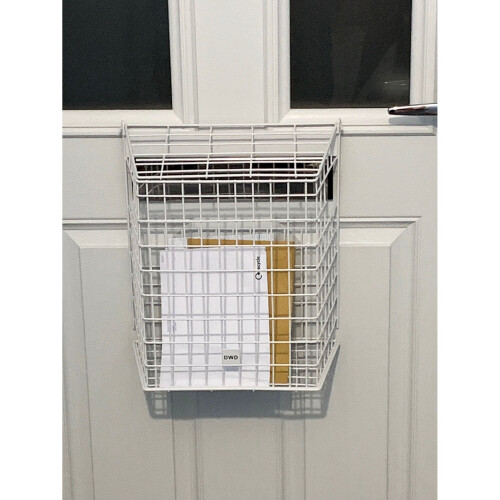Letter Cage for PVC and Composite Doors White 1