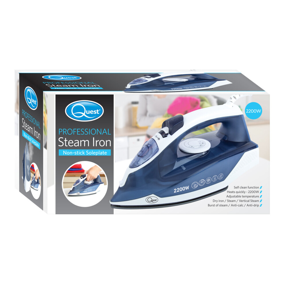 quest-34140-professional-steam-iron-with-self-clean-function---2200w