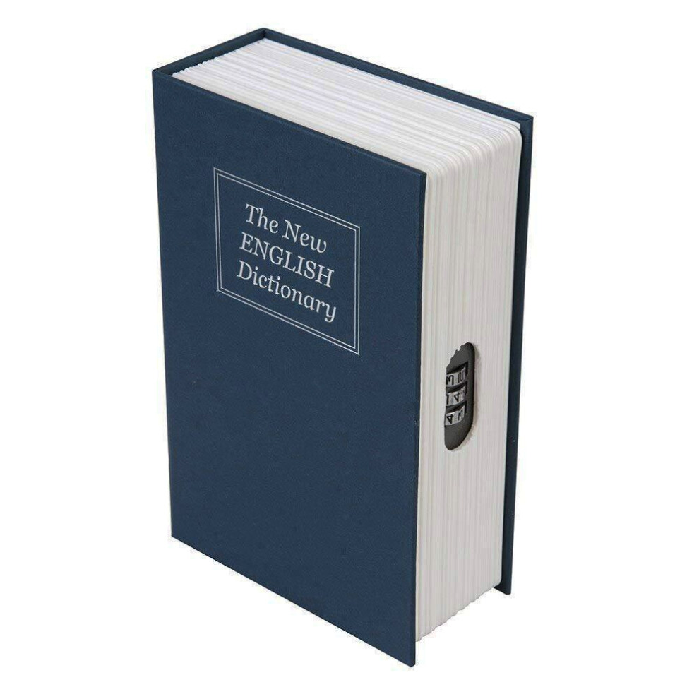 Safe Box Dictionary Book Cash Documents 3 Digit Combination Marksman 5038673662183