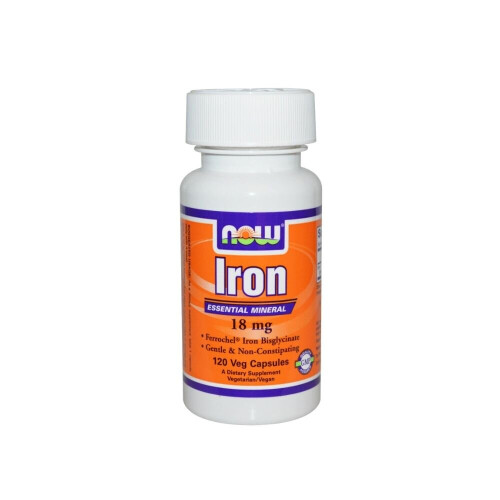 Now Iron 18 mg Capsules 120's