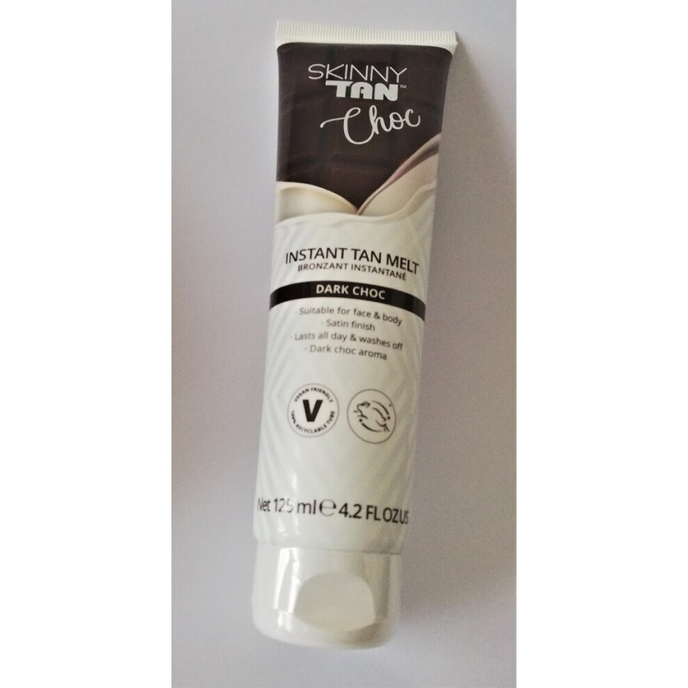 Skinny Tan Choc Instant Tan Melt 125ml Quick Dry & No Streaks