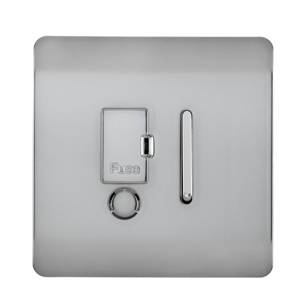 Trendi Artistic Modern Glossy Tactile Fused Spur Switch Stainless Steel