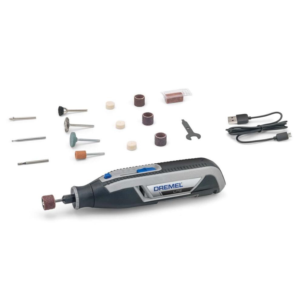 Dremel Lite 7760 Rotary Drill Kit With 15 Accessories