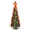 (Red / Gold) Best Artificial 6ft Pre-Lit Decorated Pop Up Christmas Tree Multi Function Timer 8