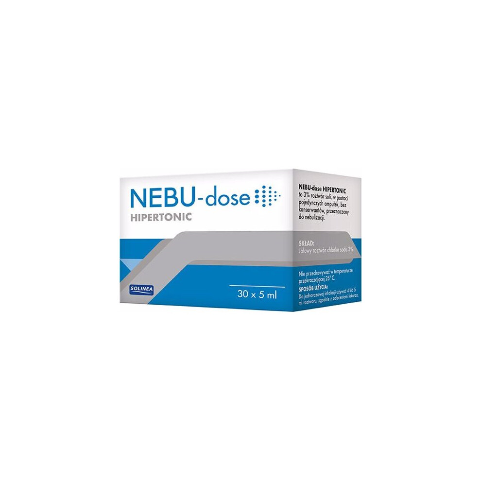 Solinea Nebu-Dose Hipertonic 3% Sodium Chloride Solution 30 Ampoules X 5Ml