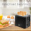 Quest Quest 34289 2 Slice Toaster with Variable Browning Control / Black 7