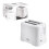Quest Quest 34279 2 Slice Toaster with Variable Browning Control / White 1