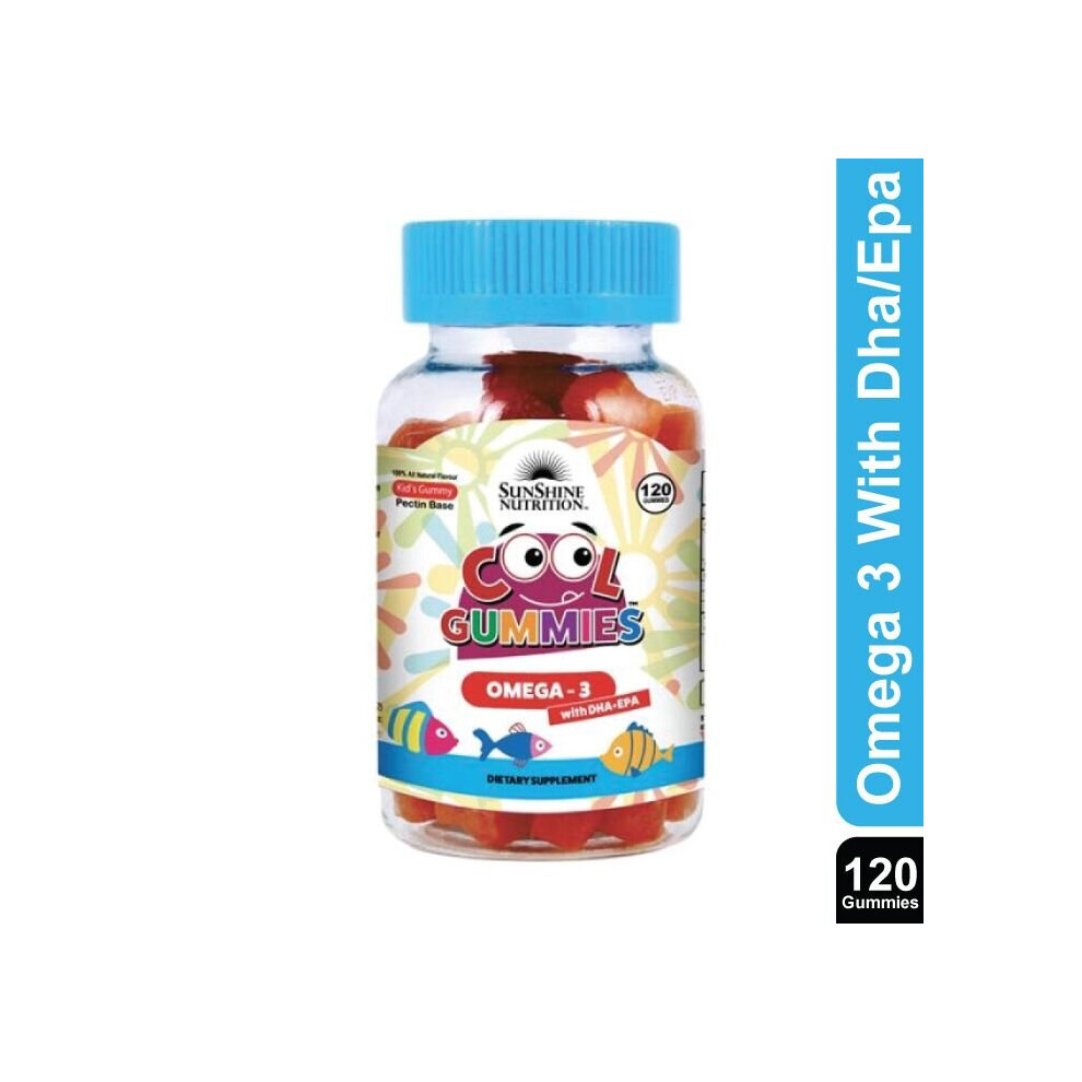 Sunshine Nutrition Cool Gummies Kids Omega 3 With Dha/Epa 120'S