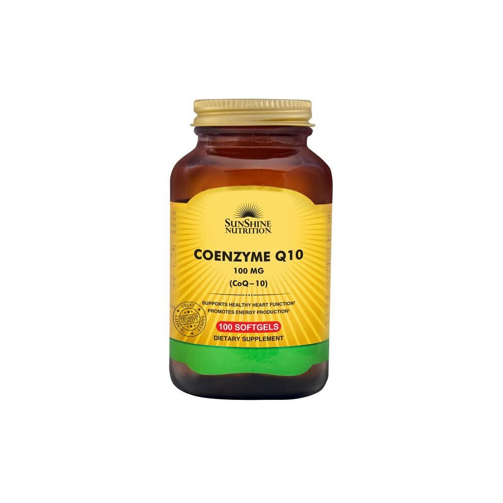 Sunshine Nutrition Coenzyme Q10 100Mg 100 Softgels