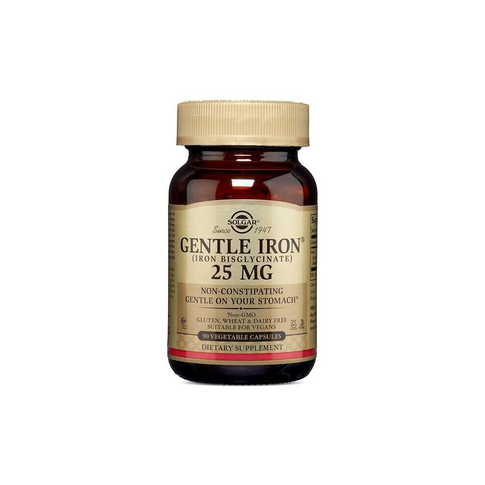 Solgar Gentle Iron 25mg Vegetable capsules 90's