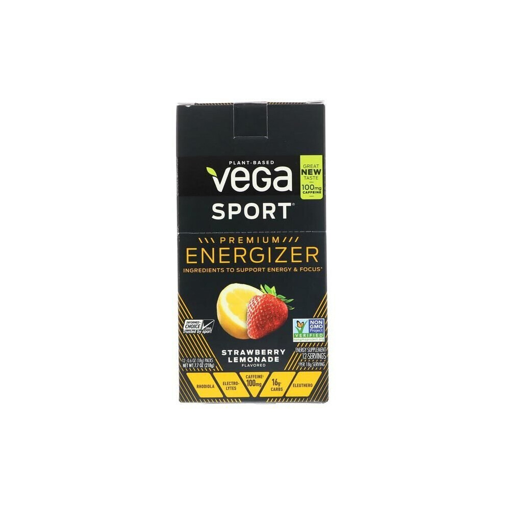 Vega Sport Premium Energizer Strawbery Lemonade 18gx12