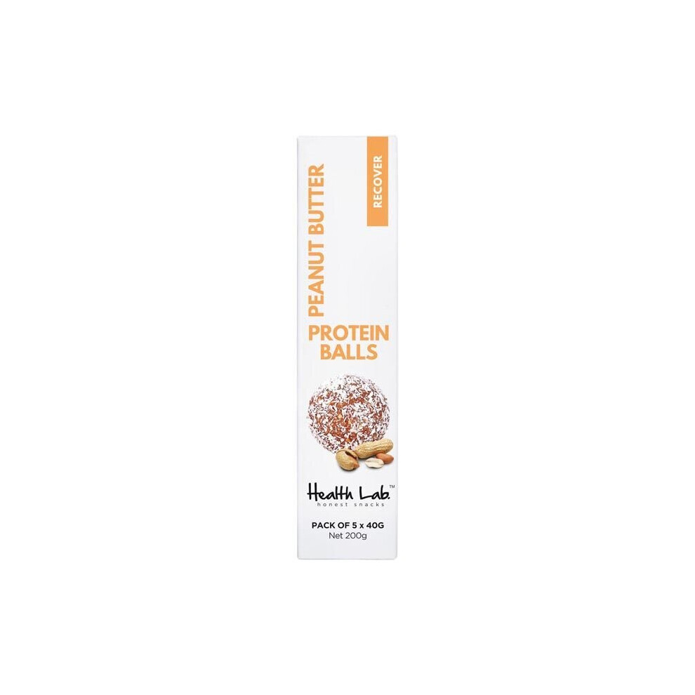 Health Lab Peanut Butter Protein Balls 40G - Box Of 5Pcs