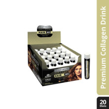 Sunshine Nutrition Platinum Collagen Hair Shots - 20 x 25ml, Supports Hair Health & Strength