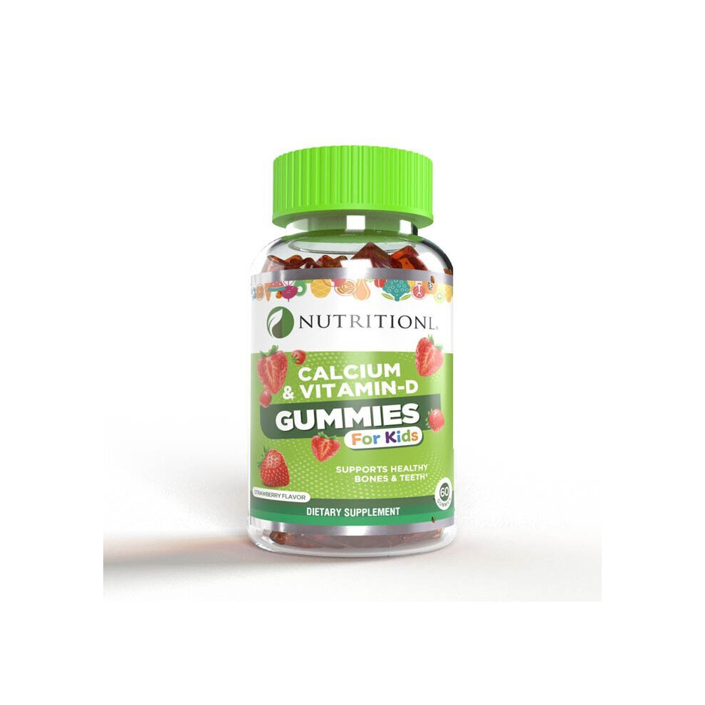 Nutritionl Calcium & Vitamin D Kids Support For Strong Bones And Teeth In Children Gummies 60'S