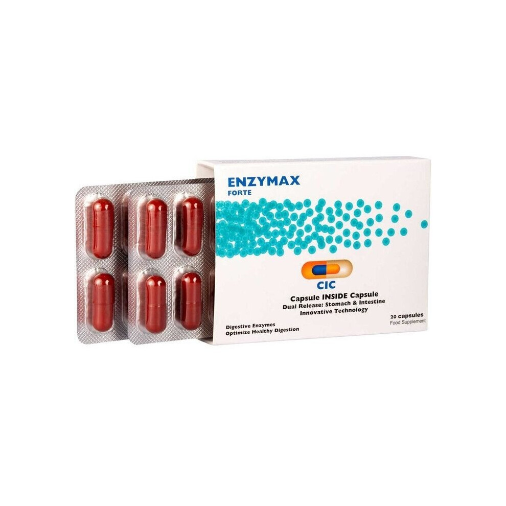 Enzymax Based Forte Capsules| Digestive Enzyme Supplement - 20'S
