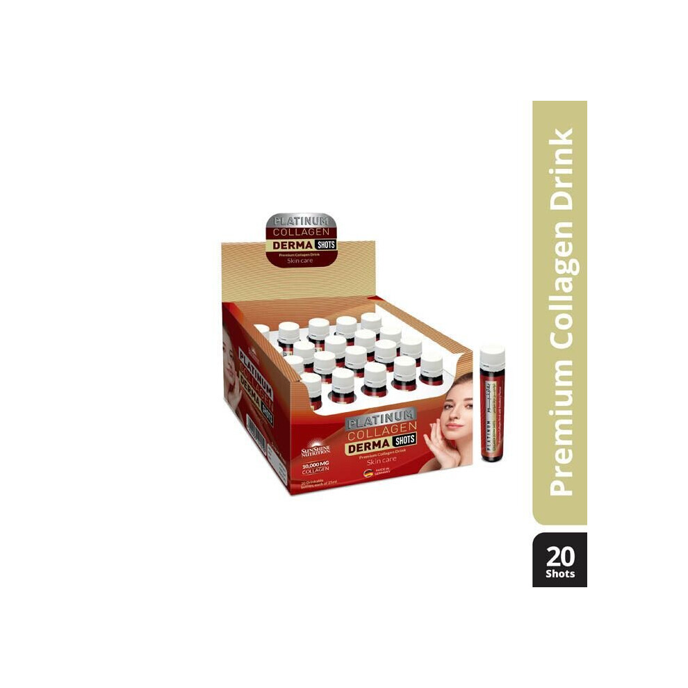 Sunshine Nutrition Platinum Collagen Derma Shots 20'S 25 Ml
