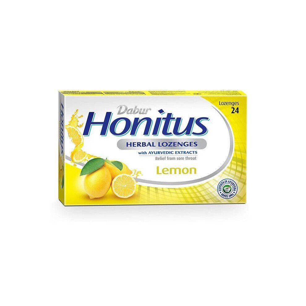Dabur Honitus Herbal Lozenges Lemon 24'S