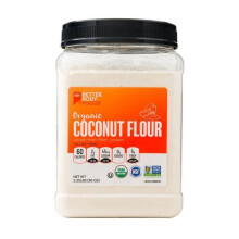 BetterBody Foods Organic Coconut Flour 1020 g Gluten Free High Fiber Low Carb Baking Ingredient for Keto Paleo and Vegan Recipes