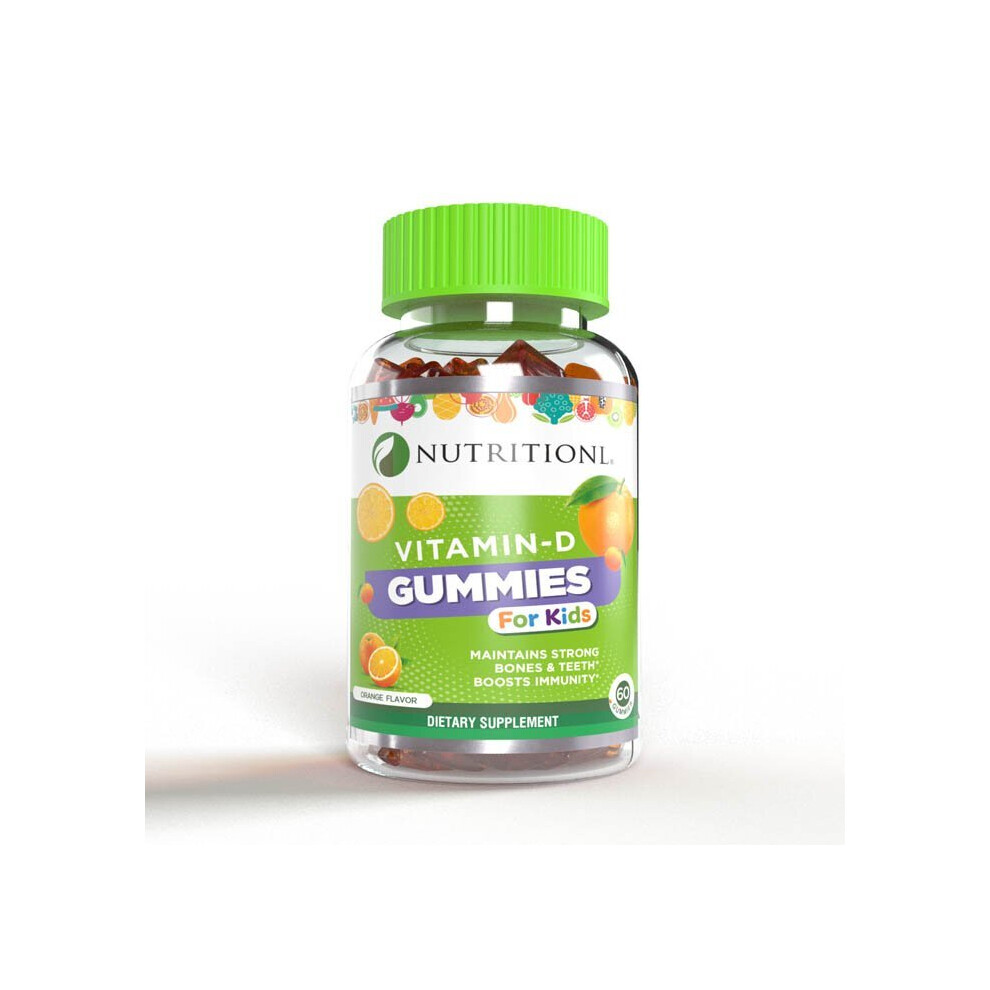 Nutritionl Vitamin D3 Kids Gummies Delicious Support For Children's Bone Health And Immunity 60'S