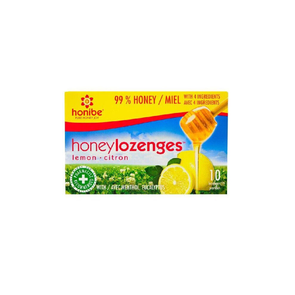 Honibe Honey Lozenges Lemon 10'S