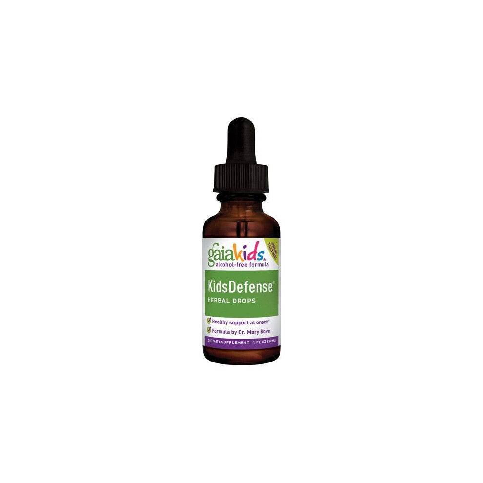 Gaia Herbs Kids Defense Herbal Drops 1 Oz Herbal Immune Support Supplement For Children With Natural Botanical Extracts