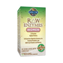 Garden of Life Raw Enzymes Women Digestive Enzyme Supplement for Healthy Digestion, Nutrient Absorption & Gut Support