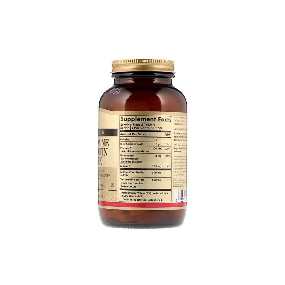 Solgar Extra Strength Glucosamine Chondroitin Complex Tablets 150's