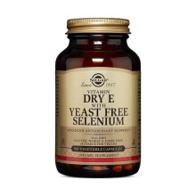 Solgar Vitamin E With Yeast Free Selenium 100's