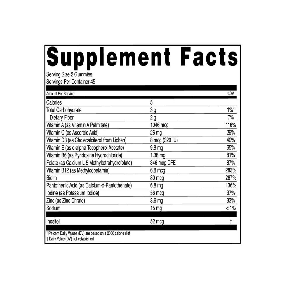 Herbaland Multivitamin Gummies For Adults 90 Count Plant Based Vegan Gummy Vitamins For Daily Immunity Energy And Wellness Support