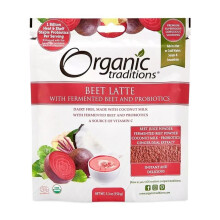 Organic Traditions Beet Latte With Fermented Beet & Probiotic 150 g