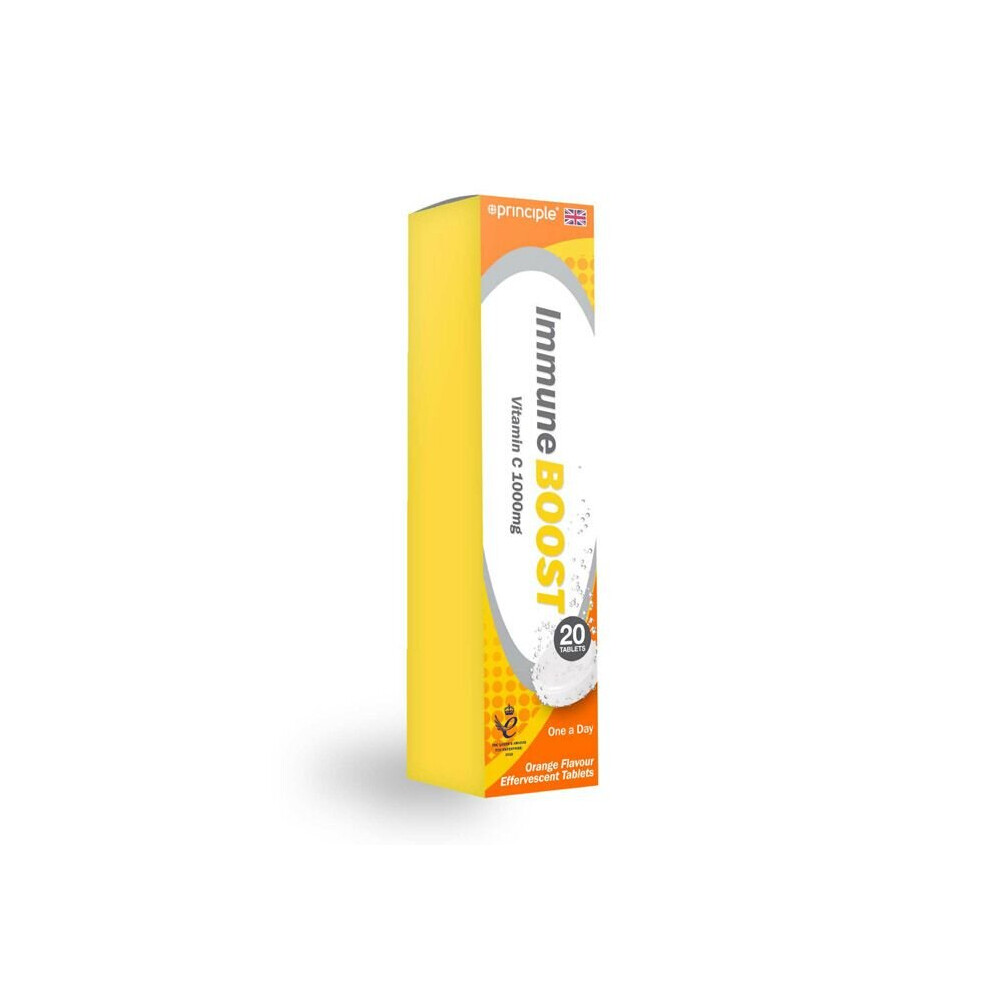 Principle Orange Immune Boost Vitamin C 1000 Mg 20'S Effervescent Tablets