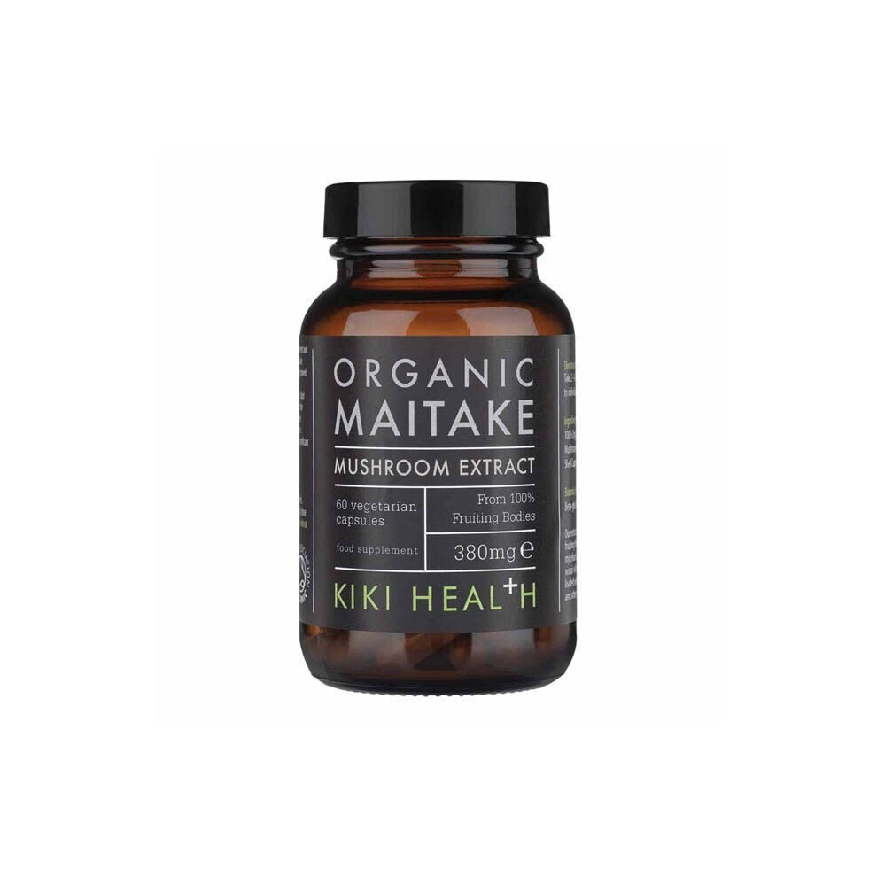 Kiki Health Organic Maitake Mushroom Extract Vegetarian Capsules 60'S
