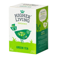 Higher Living Green Tea Tea Bags 20 Count Herbal Tea for Antioxidant Support, Energy & Daily Wellness