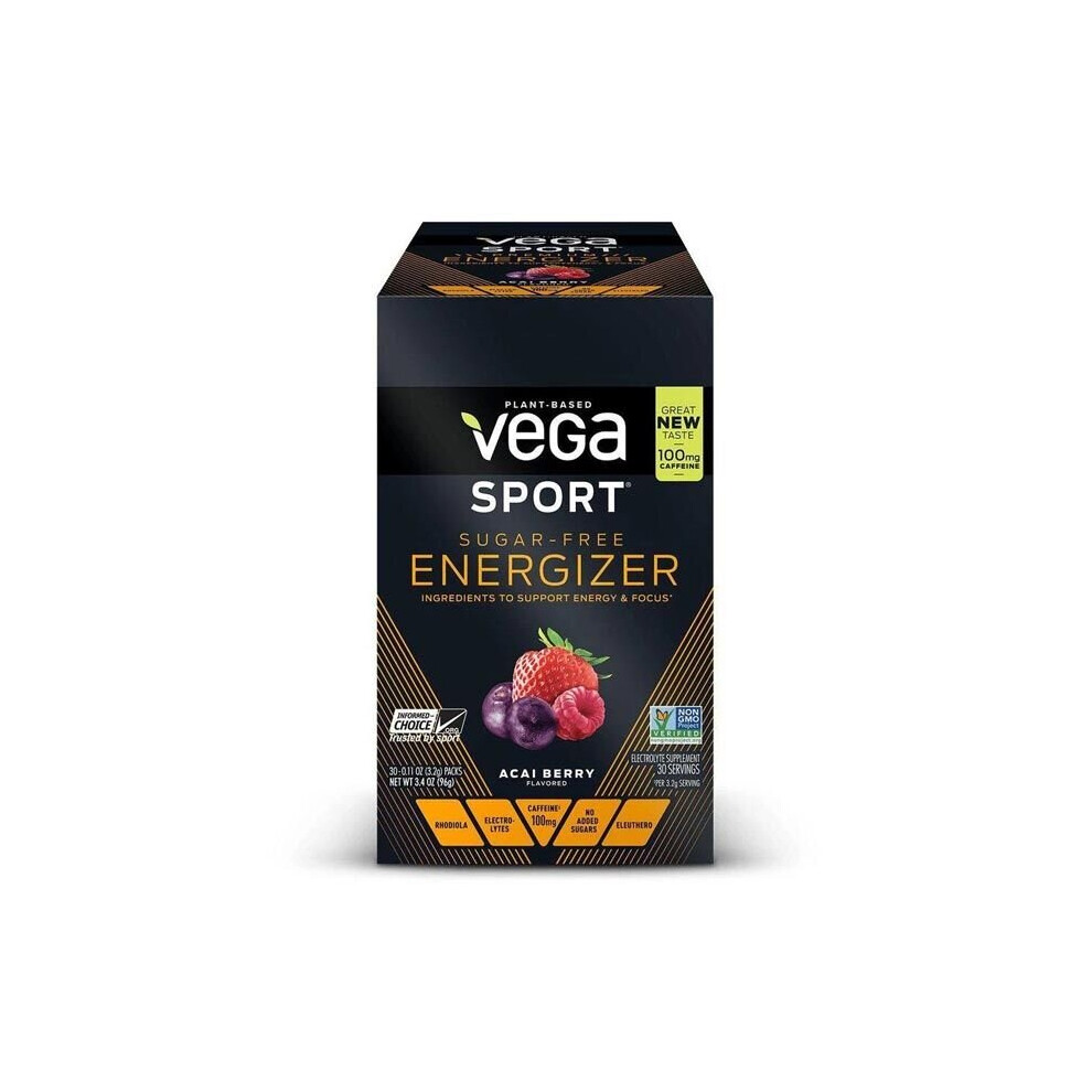 Vega Sport Sugar-Free Energizer Acai Berry 3.2gx30