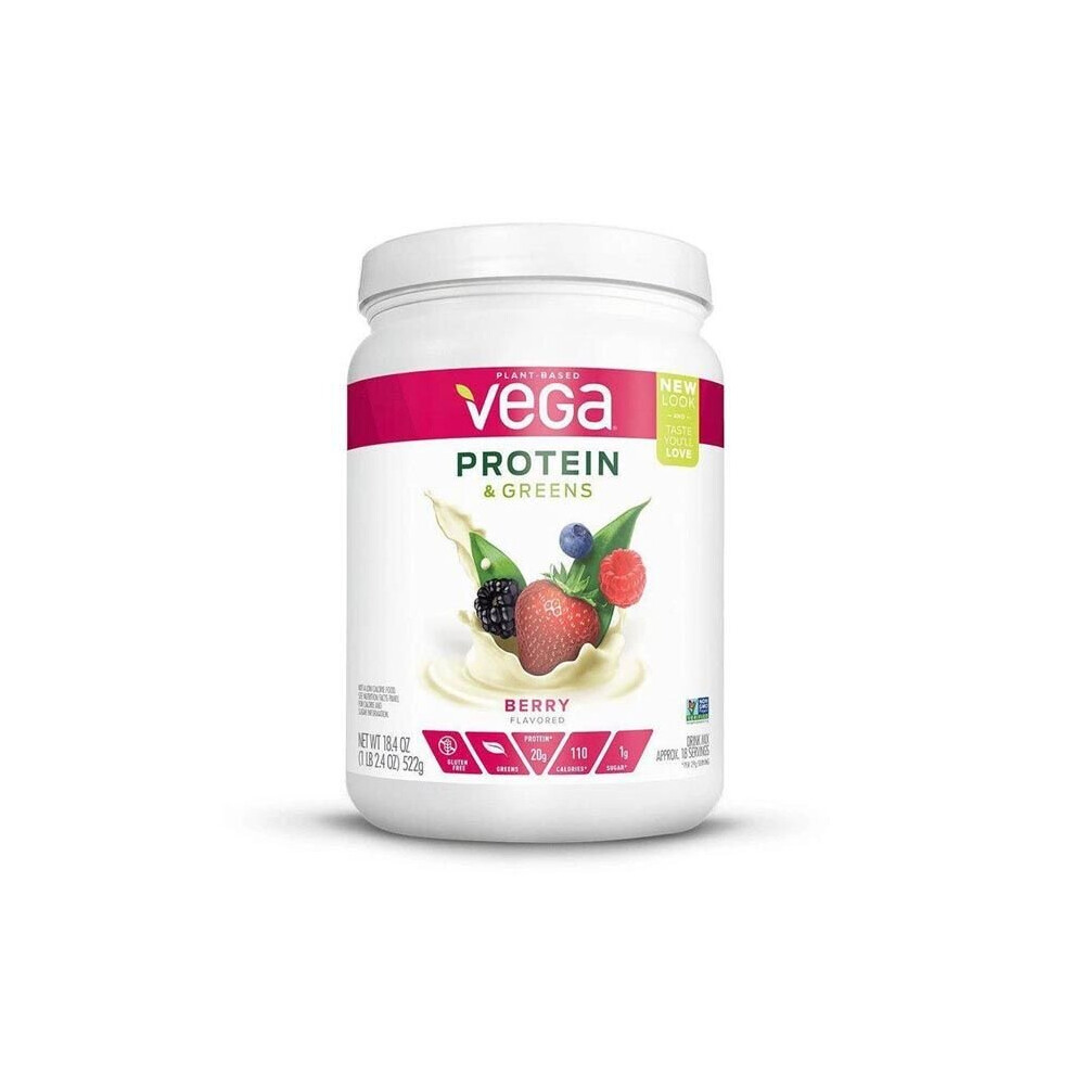 Vega Protein & Greens Berry 18.4 oz