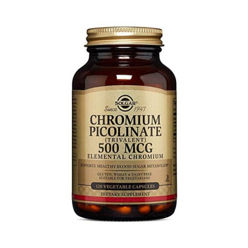 Solgar Solgar Chromium Picolinate 500mcg Vegetable capsules 120's
