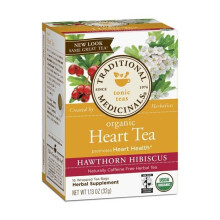 Traditional Medicinals Heart Tea With Hawthorn Hibiscus 16 Tea Bags