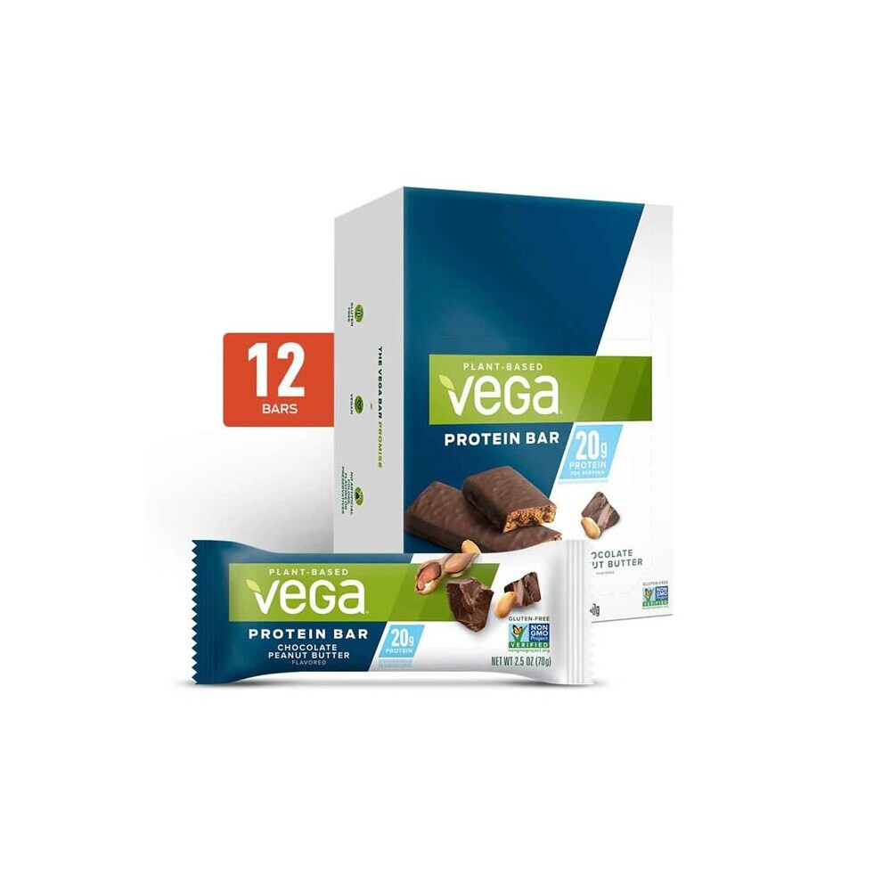 Vega Protein Bar Chocolate Peanut Butter 70 g - Box Of 12 Bars