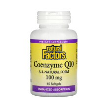 Natural Factors Coenzyme Q10 100 mg 60 Softgels