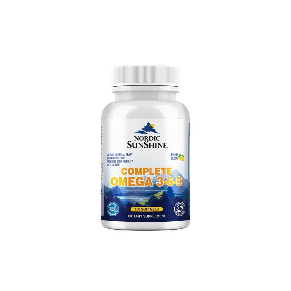 Nordic Sunshine Complete Omega 3-6-9 688Mg 100 Softgels