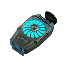 (Black, Rechargeable) H15 Universal Portable Mobile Phone Game Cooler Cooling Fan Radiator for iPhone