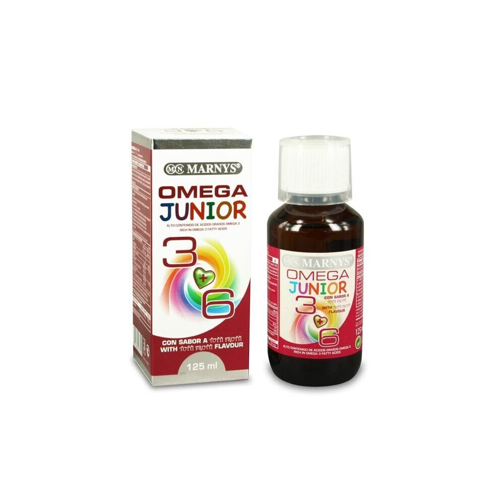 Marnys Omega Junior 3 6 Syrup 125 Ml Omega Fatty Acid Supplement For Kids Brain Development, Growth & Immune Support