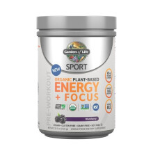 Garden of Life SPORT Organic Pre-Workout Energy plus Focus Blackberry 432g