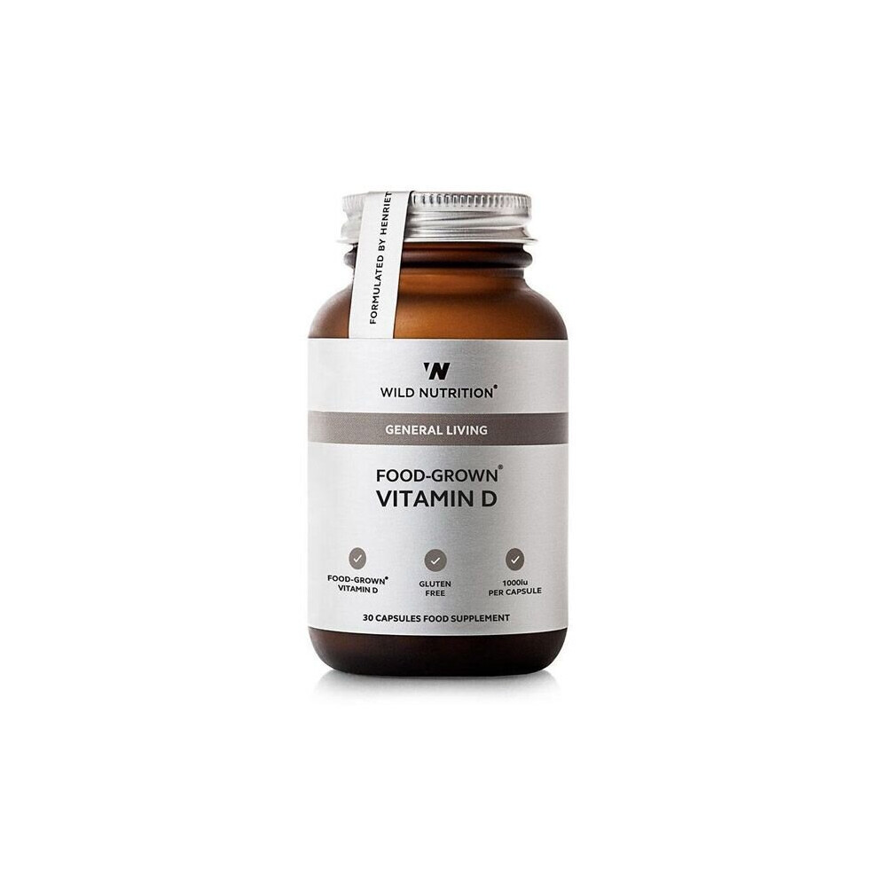 Wild Nutrition Food-Grown Vitamin D 30 Capsules