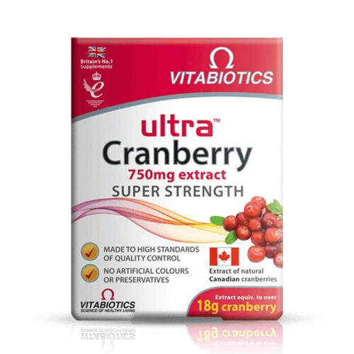 Vitabiotics Vitabiotics Ultra Cranberry 750 mg 30's