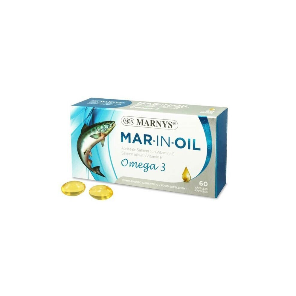 Marnys Mar-In-Oil Heart Health Supplement & Brain Function Support - 60 Capsules