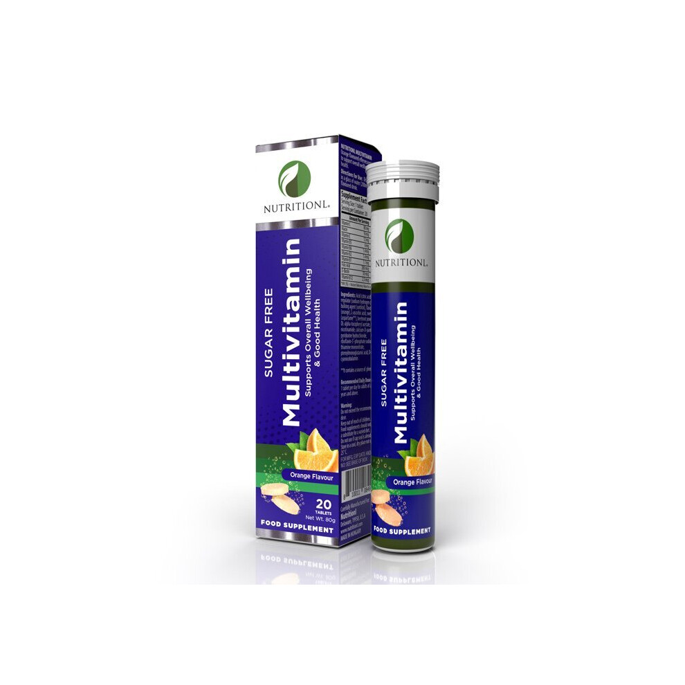 Nutritionl Orange Multivitamin Flavor Effervescent Tablet 20S